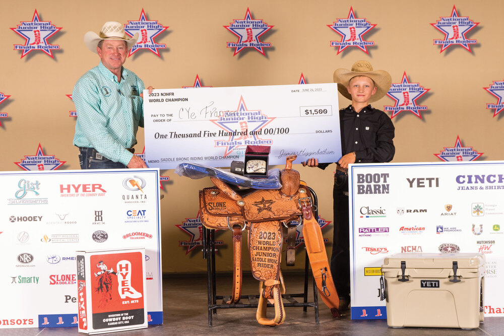 Franzen Meet And Greet Following National Jr. High Rodeo Finals The